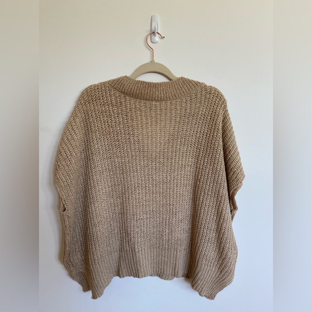 Wishlist Sweater Vest in Beige/Tan, Size Small/Medium - Picture 6 of 8